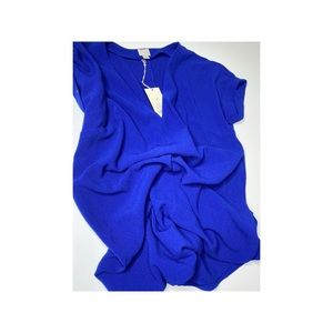 Blue Dress with buttons on the back